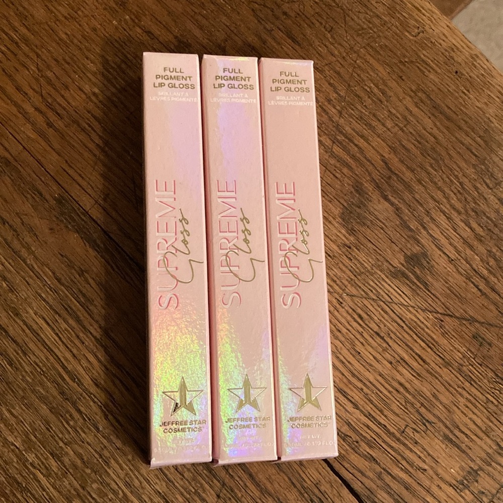 Jeffree Star Supreme Gloss Bundle of 3 BNIB